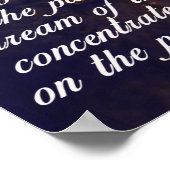 in der Vergangenheit nicht leben Poster (Ecke)