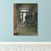 In der Vinegar-Fabrik in Hamburg, 1891 Leinwanddruck (Insitu (Holzboden))