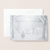 In der Waldsaison die Grüße Karte (Vorderseite mit Umschlag)