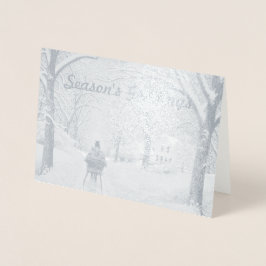 In der Waldsaison die Grüße Karte