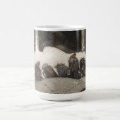 In der Weihnachtsnacht 1913 von John Bauer Kaffeetasse (Mittel)