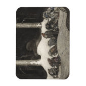 In der Weihnachtsnacht, 1913 von John Bauer Magnet (Vertikal)