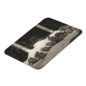 In der Weihnachtsnacht, 1913 von John Bauer Magnet (Linke Seite)