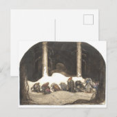 In der Weihnachtsnacht John Bauer Postkarte (Vorne/Hinten)
