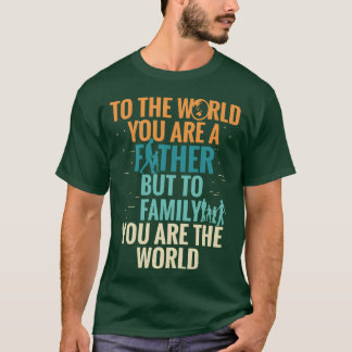 In der Welt bist du ein Vater Buto Familie dein Ju T-Shirt
