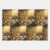 In der Werkstatt Wrapping Paper Flat Sheet Set von Geschenkpapier Set (Vorderseite 3)