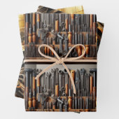 In der Werkstatt Wrapping Paper Flat Sheet Set von Geschenkpapier Set (Beispiel)
