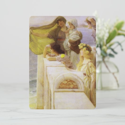 In der Wiege von Aphrodite von Sir Lawrence Alma T (Stehend Vorderseite)