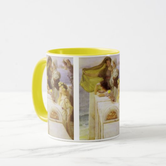In der Wiege von Aphrodite von Sir Lawrence Alma T Tasse (Vorderseite Links)