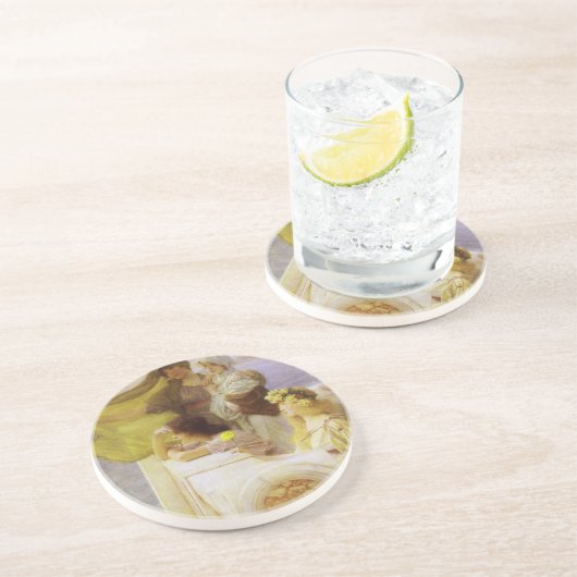 In der Wiege von Aphrodite von Sir Lawrence Alma T Untersetzer (Seite)