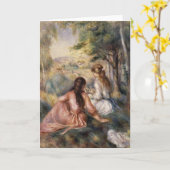 In der Wiese durch Pierre-Auguste Renoir Karte (Gelbe Blume)