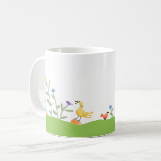 "IN DER WILDE" KAFFEETASSE (Vorderseite Links)