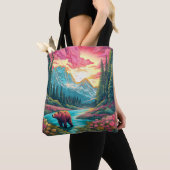 In der wilden Illustration Tasche (Von Nahem)