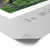 In der Wildnis ist die Erhaltung der Welt Poster (Ecke)