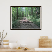 In der Wildnis: Zitat von Henry David Thoreau Poster (Küche)