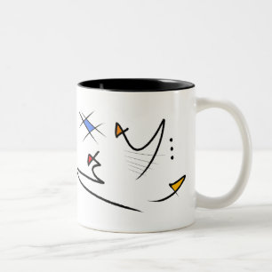In der Wind-Tasse Zweifarbige Tasse