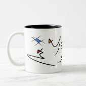 In der Wind-Tasse Zweifarbige Tasse (Links)