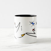 In der Wind-Tasse Zweifarbige Tasse (Mittel)