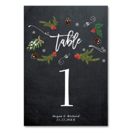 In der Wintersaison Tischnummer