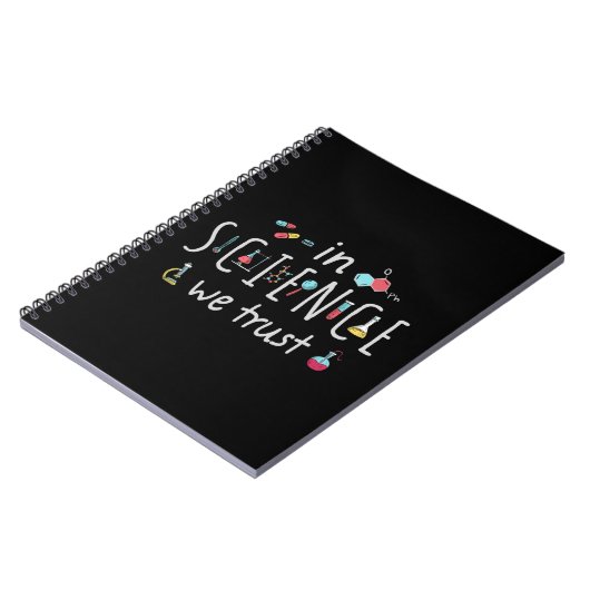 In der Wissenschaft vertrauen wir Notizblock (Linke Seite)