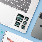 In der Wissenschaft vertrauen wir Zitat - Lehrer Aufkleber (Laptop mit iPhone)