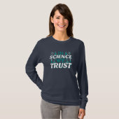 In der Wissenschaft vertrauen wir Zitat - Lehrer T-Shirt (Vorne ganz)