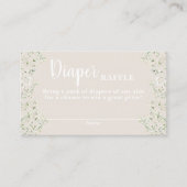 In der Wolken Babydusche Windelwanne oben Windelwa Begleitkarte (Vorderseite)