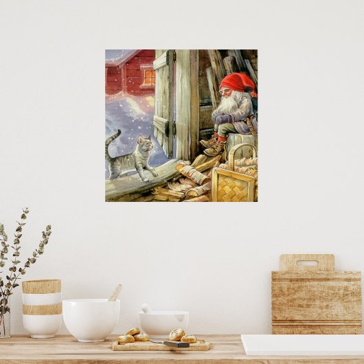 "In der Wüste" von Jenny Nystrom Poster (Küche)