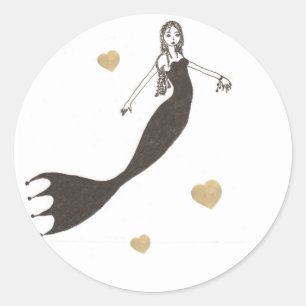 In der Zeit von Magie Runder Aufkleber