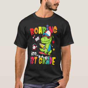In die 1. Klasse der Dinosaurier-Jungen, Kinder bi T-Shirt