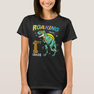 In die 1. Klasse der Dinosaurier-Jungen, Kinder bi T-Shirt