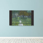 In die alte Waldkanvas drucken Leinwanddruck (Insitu (Holzboden))