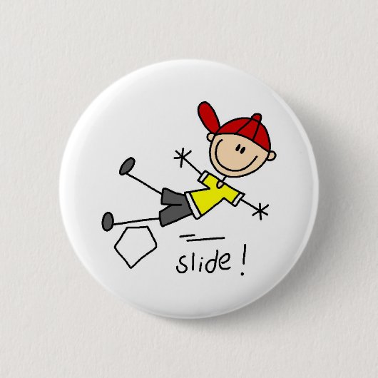 In die Basis rutschender Knopf Button (Vorderseite)