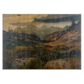 In die Berge, originell von Gary Poling Schneidebrett (Vorderseite)