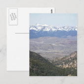 IN DIE BERGE POSTKARTE (Vorne/Hinten)