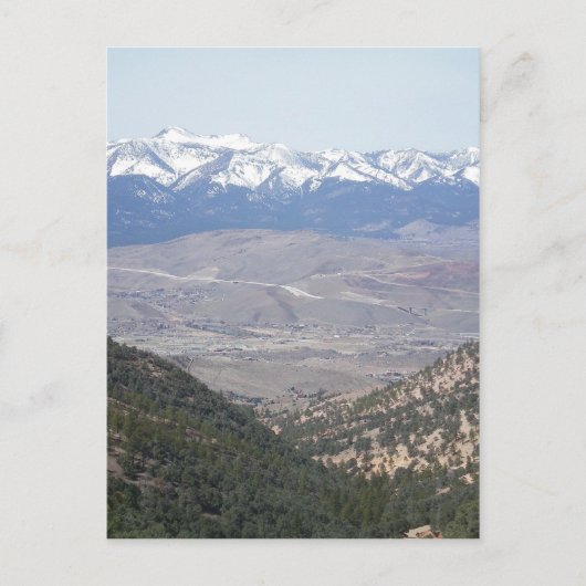 IN DIE BERGE POSTKARTE (Vorderseite)