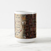 In die Bibliothek Kaffeetasse (Mittel)
