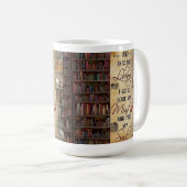 In die Bibliothek Kaffeetasse (VorderseiteRechts)