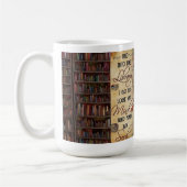 In die Bibliothek Kaffeetasse (Links)
