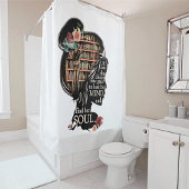 In die Bibliothek kommt ihr Duschvorhang