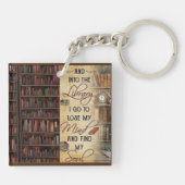 In die Bibliothek Schlüsselanhänger (Rückseite)