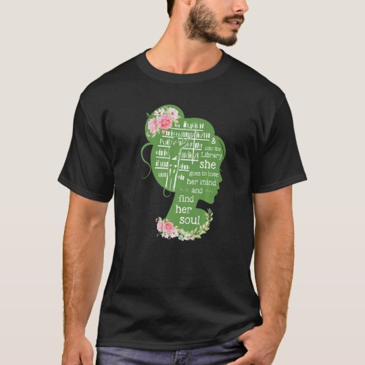 In die Bibliothek wird sie ihren Geist und ihren G T-Shirt (Vorderseite)