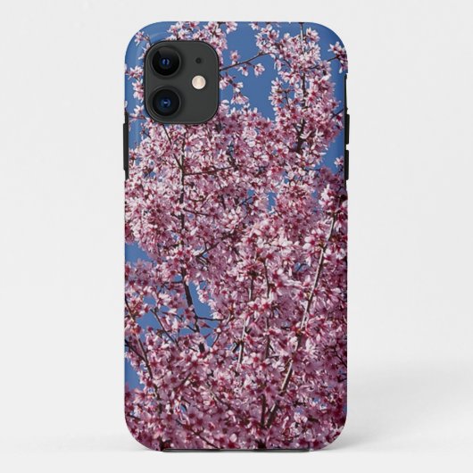 In die blauen japanischen Kirschblüten Case-Mate iPhone Hülle (Rückseite)