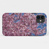 In die blauen japanischen Kirschblüten Case-Mate iPhone Hülle (Rückseite (Horizontal))