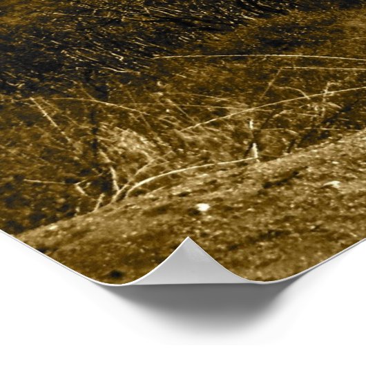 In die Entfernung Poster (Ecke)