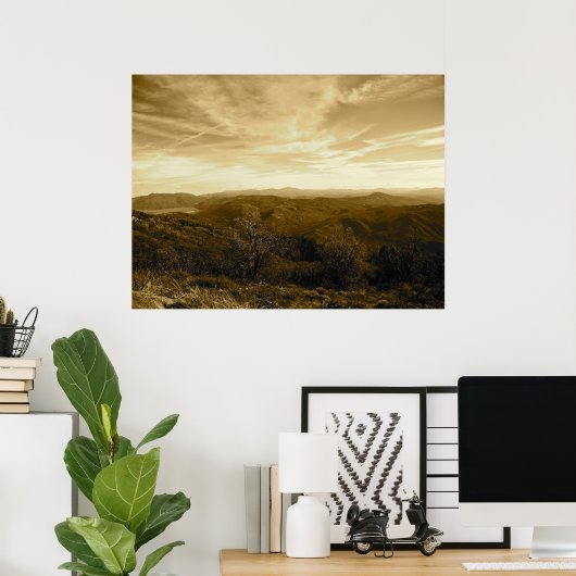 In die Entfernung Poster (Heimbüro)