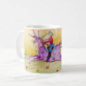 In die Ewigkeit reiten Kaffeetasse (Vorderseite Links)