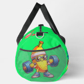 In die Fitness des Fitnessraums, mit Monogramm | Duffle Bag (Rechts)