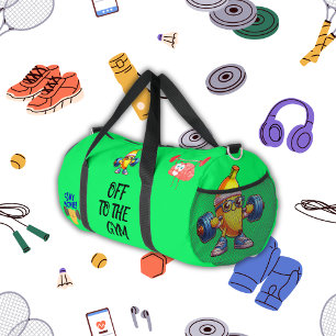 In die Fitness des Fitnessraums, mit Monogramm   Duffle Bag