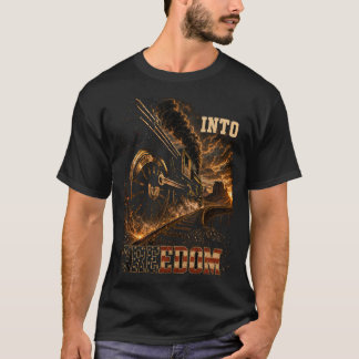 In die Freiheit Amerikanische Dampflokomotive Patr T-Shirt